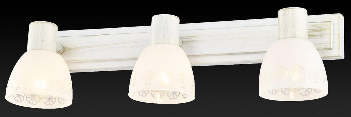 Спот настенный белый с 3 плафонами Toplight Shona TL3740Y-03WG TOPLIGHT SHONA 00-3924200 Белый  - Вид №1