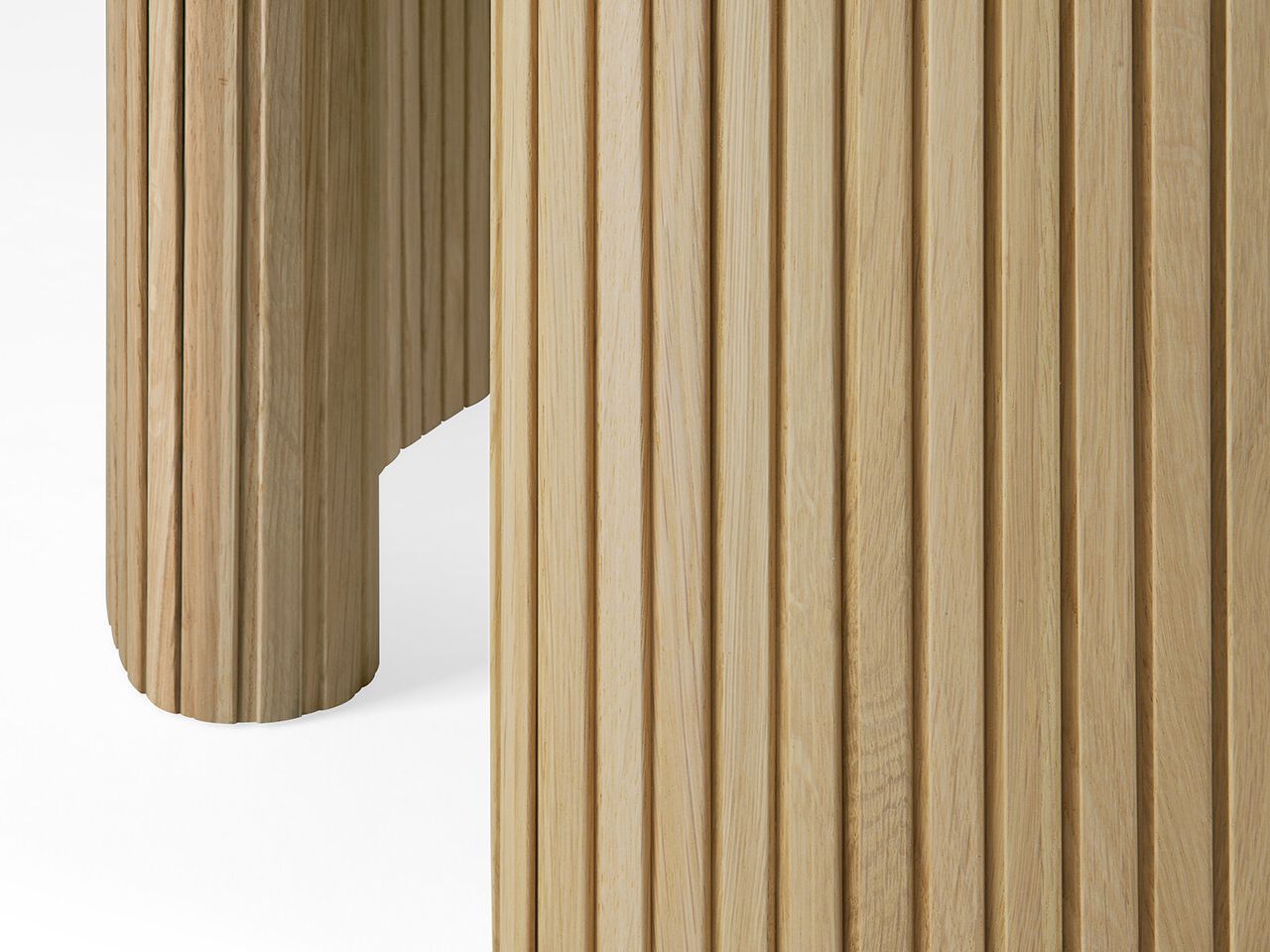 Круглый дубовый обеденный стол Ethnicraft Roller Max ARCH-00142907 - Вид №5