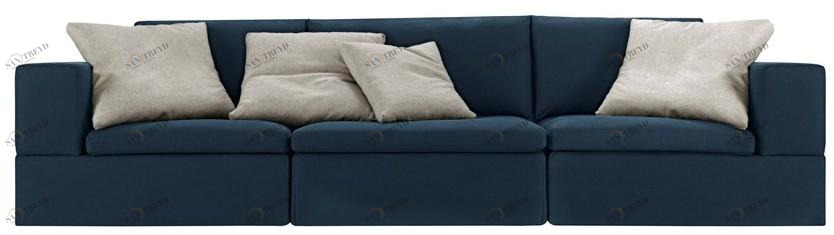 JESSE 3-х местный модульный диван из ткани Terence sun-id-1405139