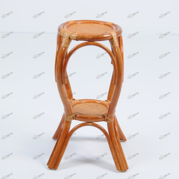 Цветочница круглая 54х25 см коньяк Calamus Rotan VINOTTI  00-3885405 Коричневый 