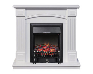 90817505 Каминокомплект Boston с очагом Fobos FX BL 1800Вт белый STLM-0396066 ROYAL FLAME
