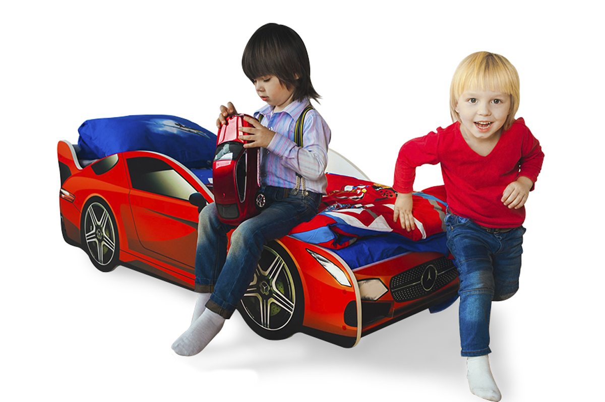 Детская кровать-машина "Мерседес" БЕЛЬМАРКО  326757 Красный Santreyd  - Вид №2