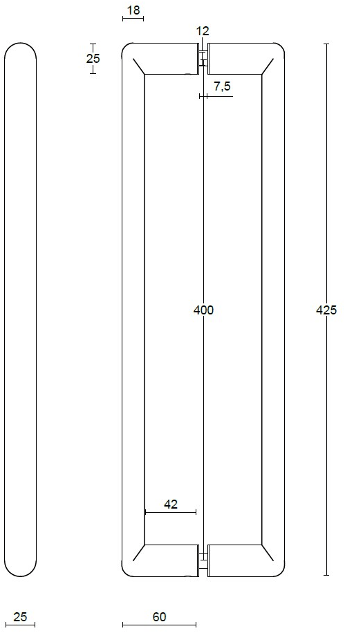 Formani Ручка из матового черного ПВХ Inc sun-id-1450804 - Вид №3