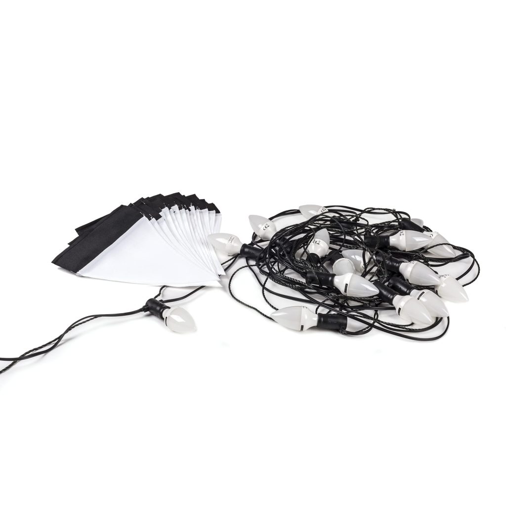 Гирлянда бежево-белая Seletti Sagra 07798 SELETTI  00-3882940 Бежевый;белый  - Вид №5