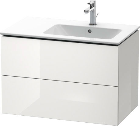 LC629203131 L-Cube Тумбочка подвесная Сосна серебристая, декор Duravit - Вид №2