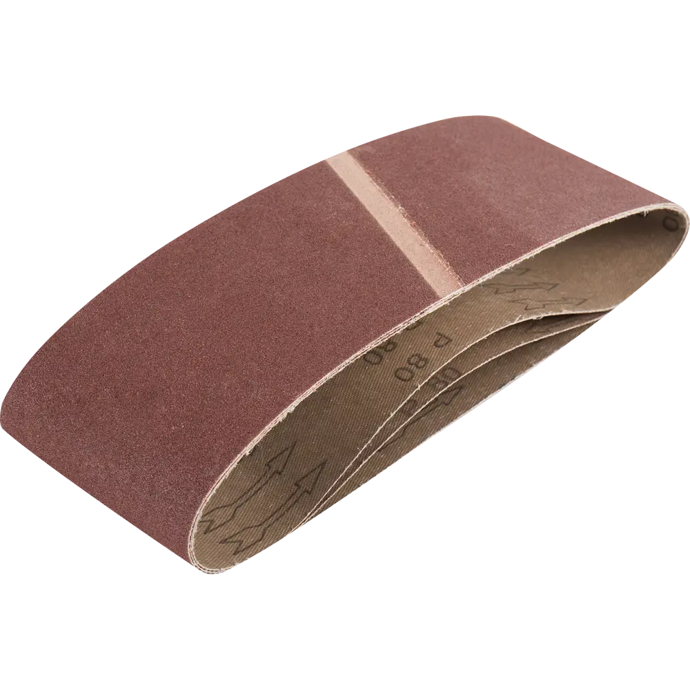 Лента шлифовальная Vira P80, 100x610 мм, 3 шт STLM-2152501