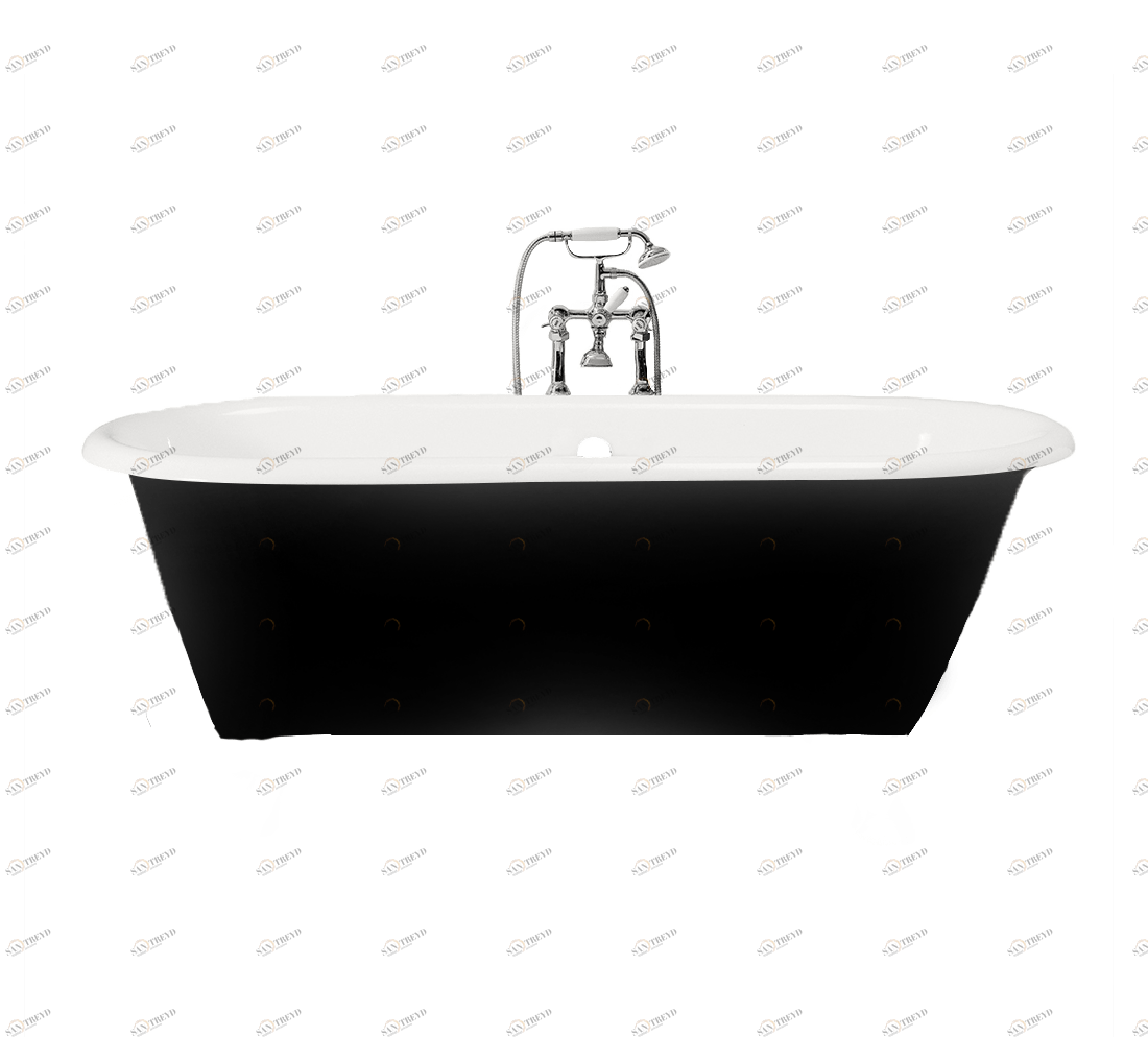 Gentry Home Bexley Cast iron bathtubs with feet Ral 9005 GH102669 