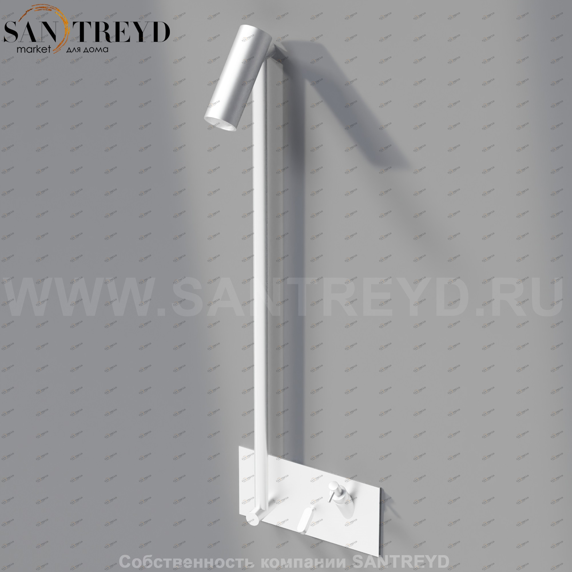 Душевая система с диспенсером для мыла ARUB0938SP SQUARE хромированная матовая Agape