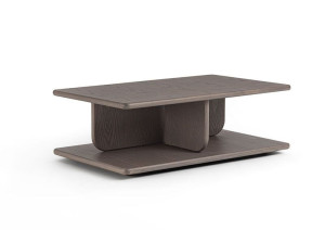 Прямоугольный журнальный столик из шпона