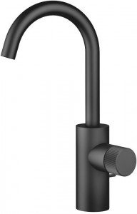 33510665-33 pure смеситель для умывальника однорычажный со сливным гарнитуром - чёрный матовый Dornbracht Meta