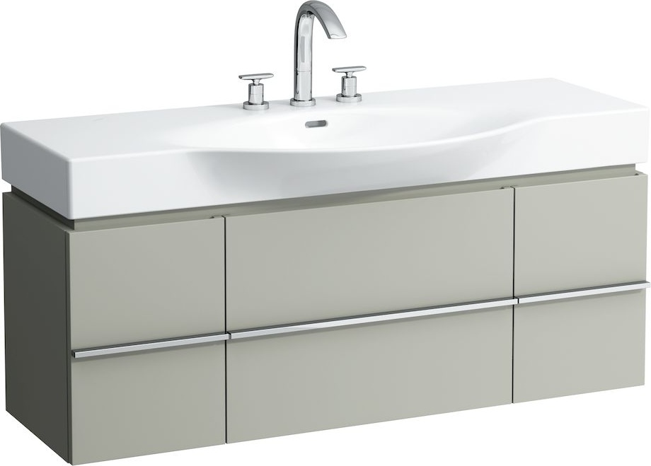 H4013020759991 Шкафчик под раковину, для раковин 811704, 812704, 2 выдвижных ящика с 2 дверцами, 2 стеклянные полки LAUFEN PRO - Вид №31