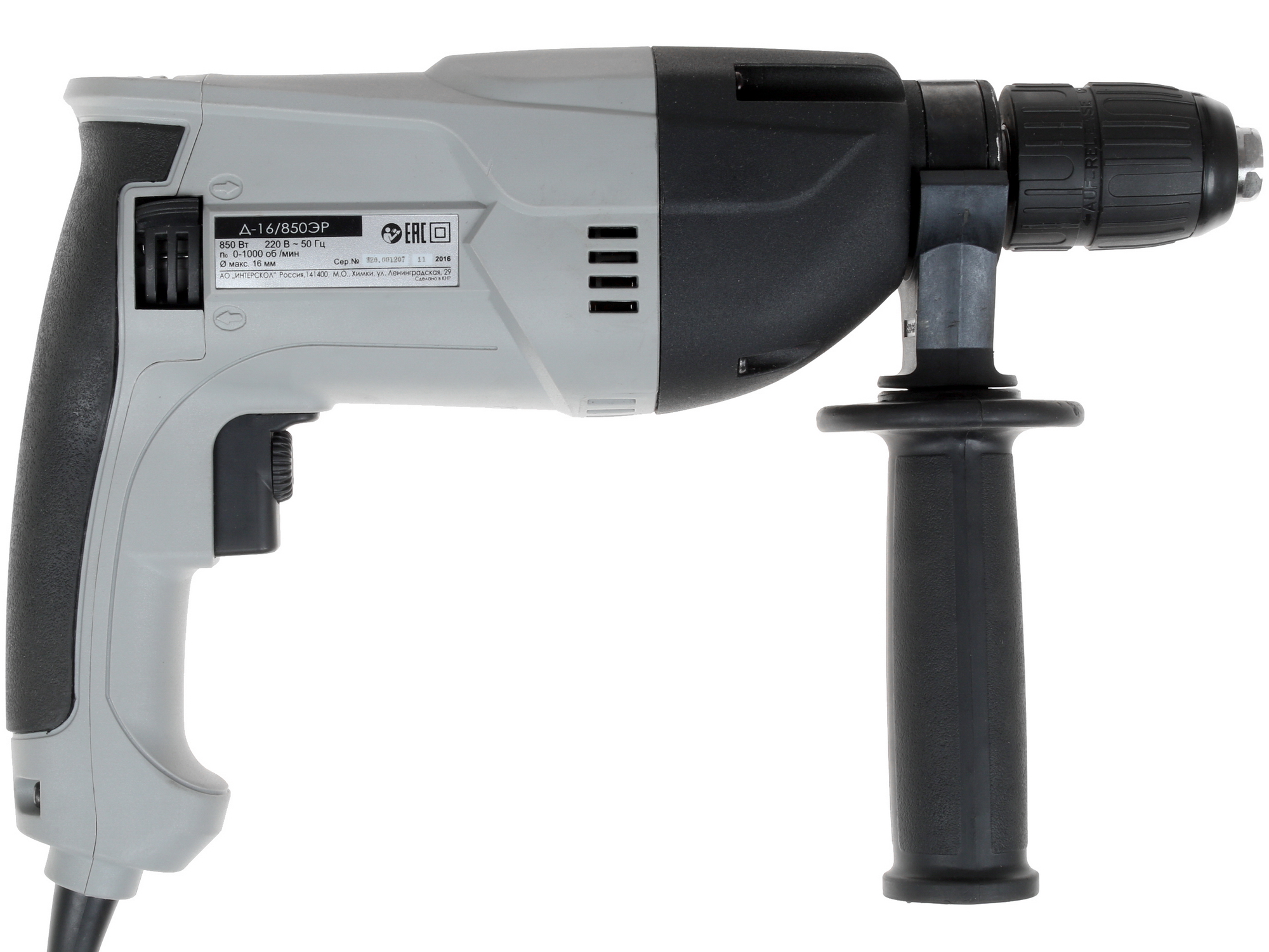 Дрель-миксер Интерскол Д-16/850ЭР 1142039 STDN-0109807 - Вид №1