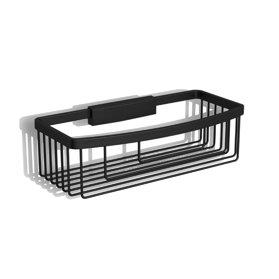 72360T-BPC Душевая полка VICO подвесная цвет черный матовый LANGBERGER VICO, BLACK EDITION