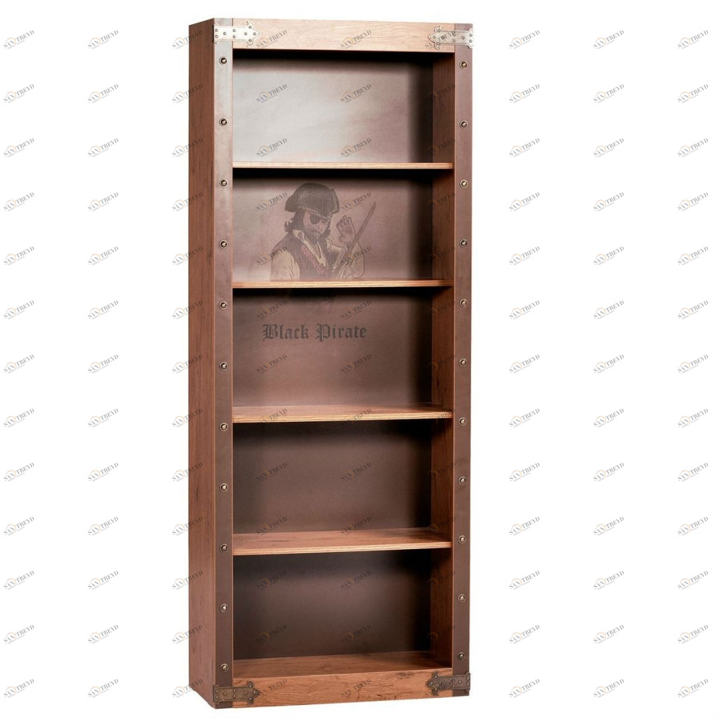 Стеллаж для книг коричневый Pirate CILEK PIRATE 00-3832194 Коричневый Santreyd 