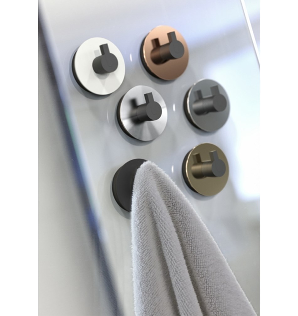 FROST Всасывающий крючок, крючок 6 » 2 шт. чернить Нержавеющая сталь Черный N1901-4-B  - Вид №2