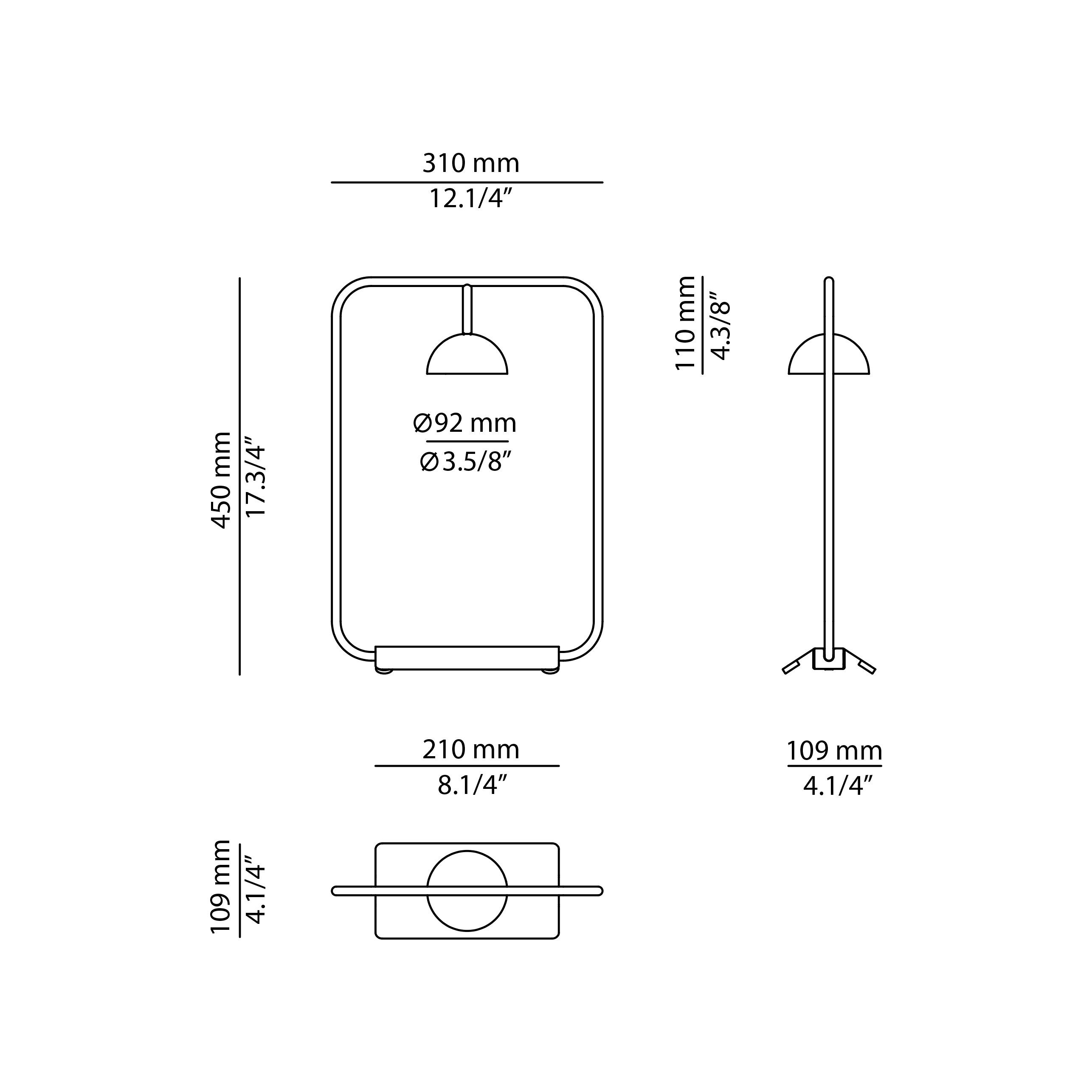 Металлическая светодиодная настольная лампа Estiluz купол ARCH-00027757 - Вид №8