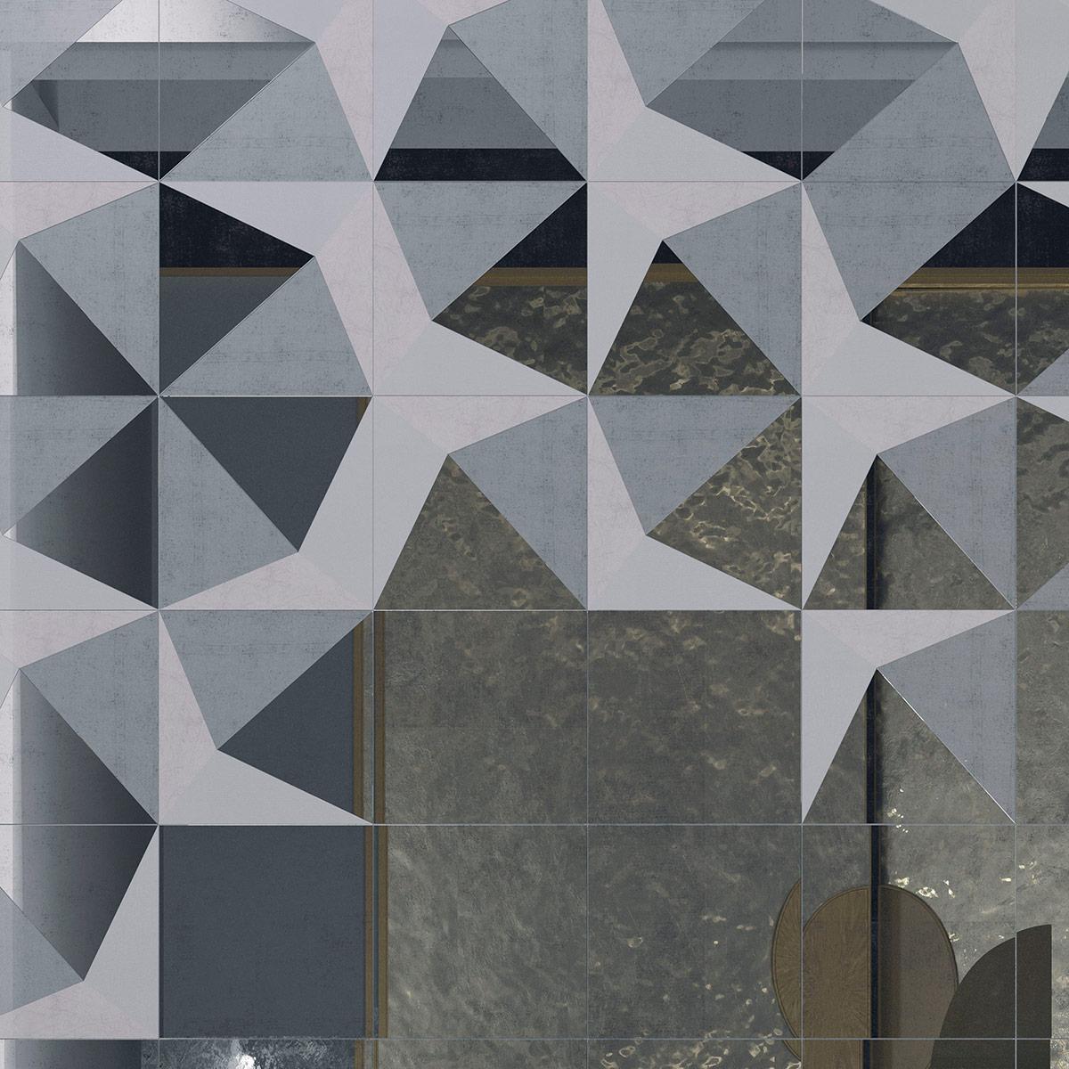 SICIS Bucolico Black Tela Grey Vetrite Tile sun-id-1991306 - Вид №25