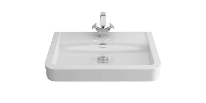 OPLA80 Накладная раковина на столешницу  овальная Ceramica Cielo  - Вид №1