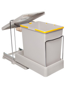 Контейнер для мусора на дверцу Gamma 400/21 Light Grey NAVAKO