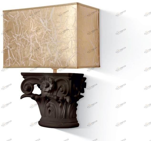 Carpanese Home Настенный светильник из дерева отраженного света Heritage 5494