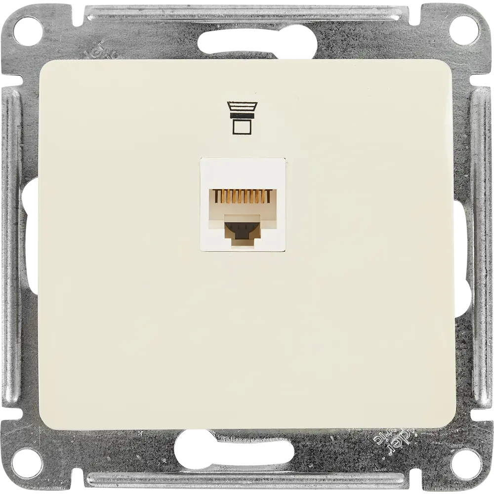 Сетевая розетка Schneider Electric Glossa RJ45 для интернет-подключения 86710193 STLM-0070808
