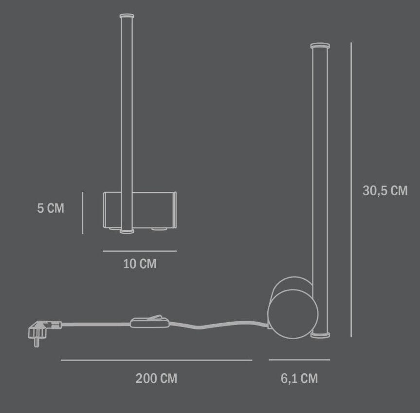Металлическая настольная лампа с покрытием 101 Copenhagen Stick ARCH-00031358 - Вид №8