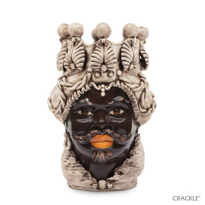 200655-CR ABHIKA ВАЗА МУЖСКАЯ МОРО БОЛЬШАЯ CRACKLÈ