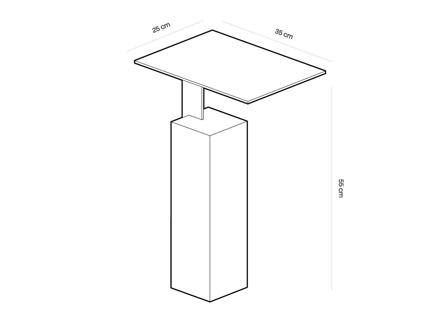 Журнальный столик с травертиновым основанием и металлической столешницей YET. Design Studio MONO ARCH-00029357 - Вид №13
