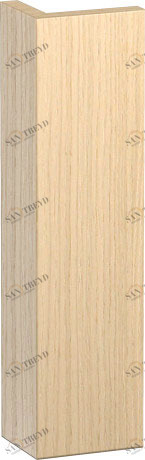XL549907171 X-Large Доборная планка для шкафчика X-Large Средиземноморский дуб Duravit
