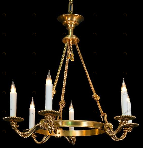 Tisserant Люстра из бронзы Cordage sun-id-1475341