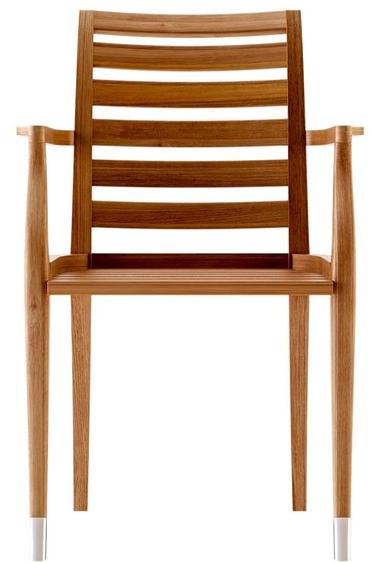 ASTELLO Садовый стул из тика с подлокотниками Jonquille Jq.sf1.l1 - Вид №2