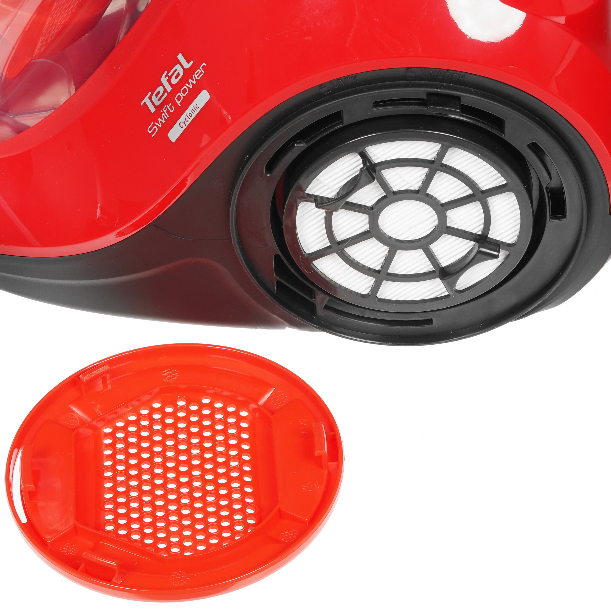 8199289 Пылесос Tefal Swift Power Cyclonic TW2913EA красный STDN-0141550 - Вид №4