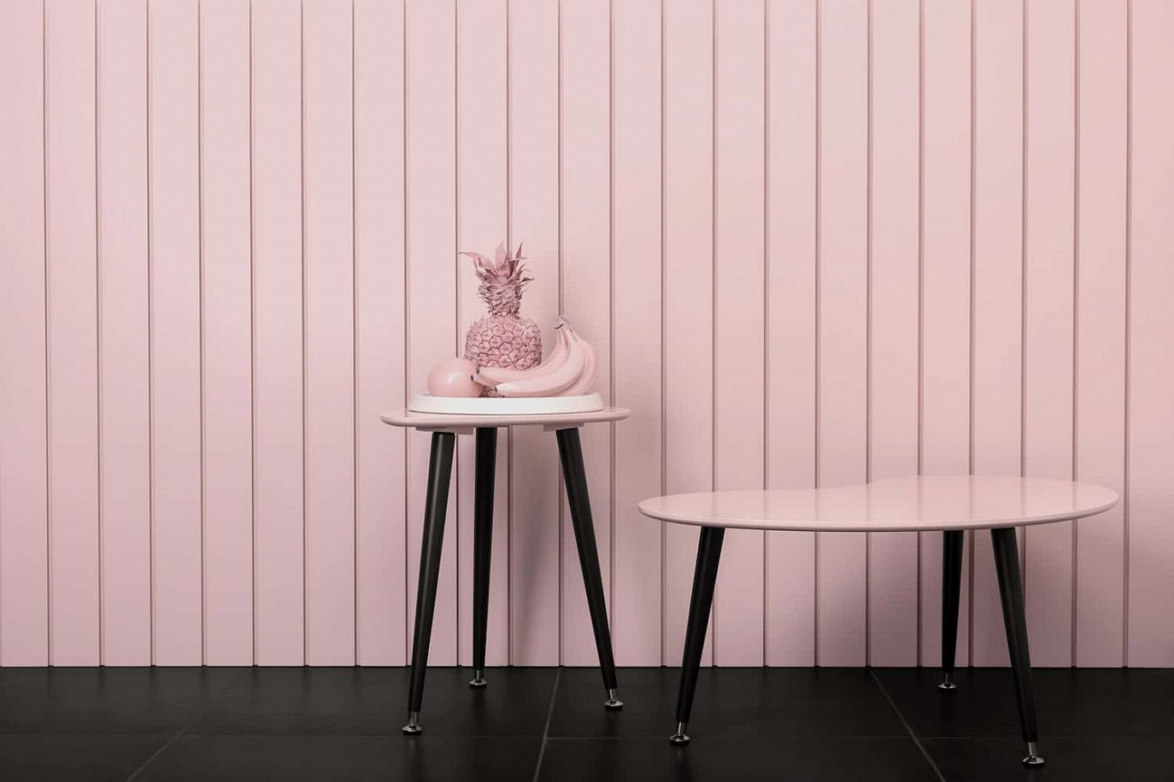 Кофейный столик с черными ножками кейл "Капля" WOODI  00-3966164 Зеленый  - Вид №22