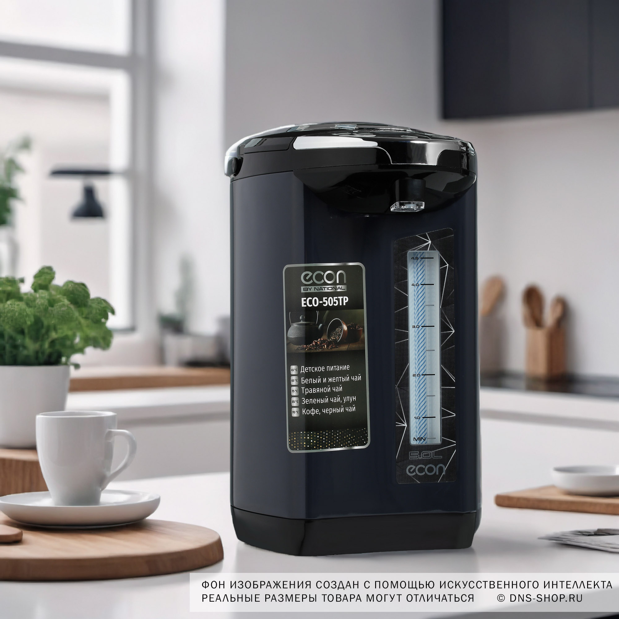 4814255 Термопот ECON ECO-505TP черный STDN-0113600 - Вид №10