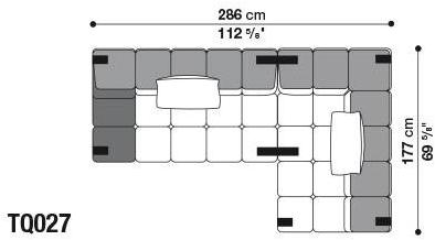 B&B Italia Модульный секционный диван Tufty time sun-id-1414316 - Вид №61