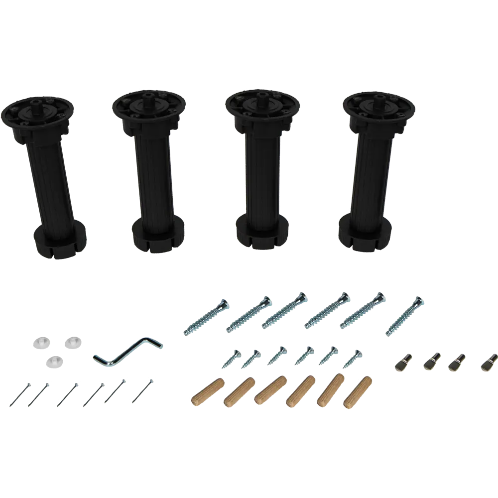 Колонка напольная 60x200.4x56 см, ЛДСП цвет белый DELINIA STLM-2068237 - Вид №3