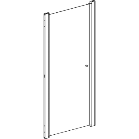 500.891.00.5 Распашная дверь IDO Showerama 10-0 Geberit  - Вид №1