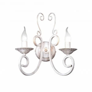 Бра настенное белое Vitaluce V1094/2A VITALUCE СВЕЧА 00-3931392 Белый