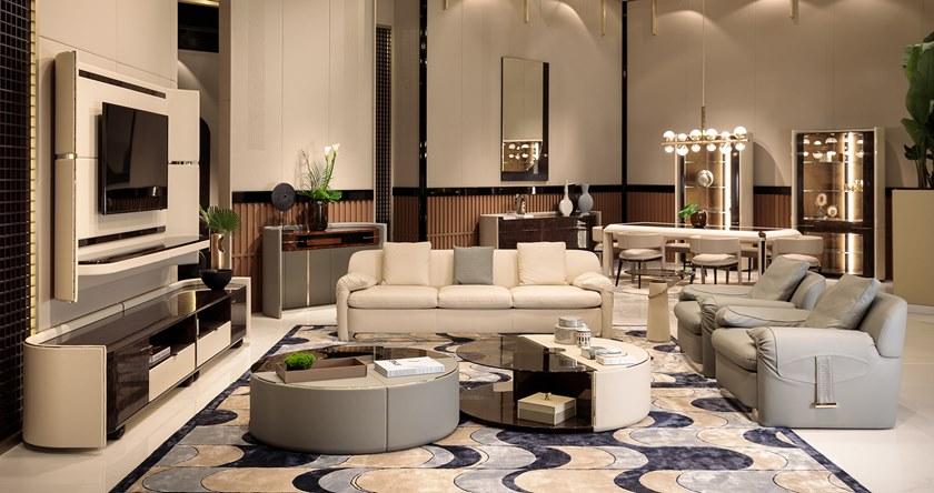 Turri 4-х местный кожаный диван Eclipse sun-id-1408132 - Вид №2