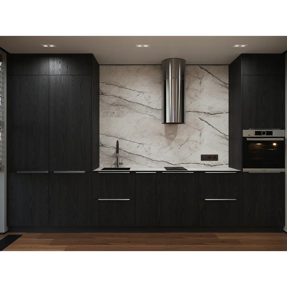 Фасад кухонный KONSENSA Канск черный 40×77 см с текстурой дерева 89423362 STLM-1576570 - Вид №7