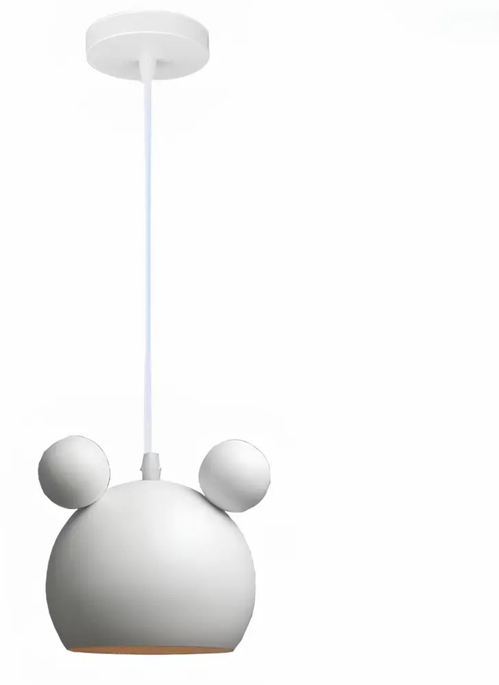 91657076 Светильник подвесной Flylight Pdl-panda-bel 1 лампы 8 м² цвет белый STLM-0904445