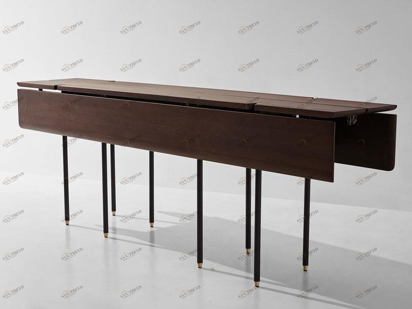 District Eight Выдвижная консоль из стали и дерева Stacking M234-dl 