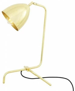 Mullan Lighting Регулируемая настольная лампа из латуни