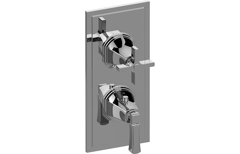 E-8049-1L1C-T Планка M-Series с 2 ручками - Внешняя часть GRAFF Finezza