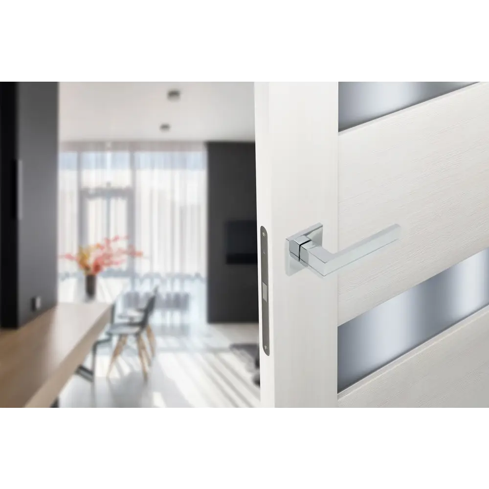 Дверные ручки EDSON EDS-170H-Q2 на розетке, хром 85168447 STLM-0059332 - Вид №5