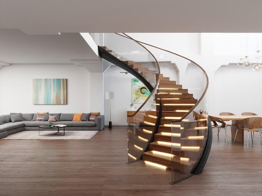 Siller Treppen Самонесущая винтовая лестница со светодиодной подсветкой Viper sun-id-1421875 - Вид №3