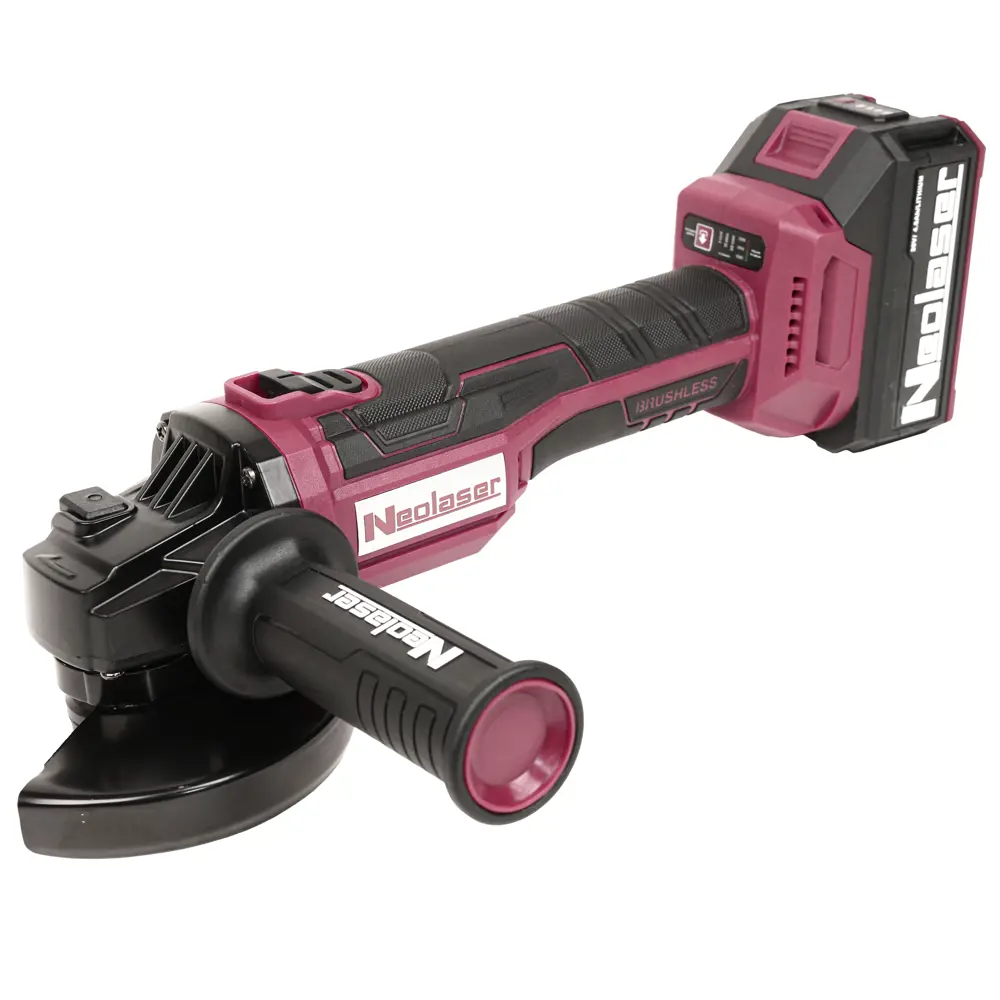 УШМ аккумуляторная Neolaser NAG125ACCUM2, 20 В Li-ion 2x4 Ач, 125 мм STLM-2042907