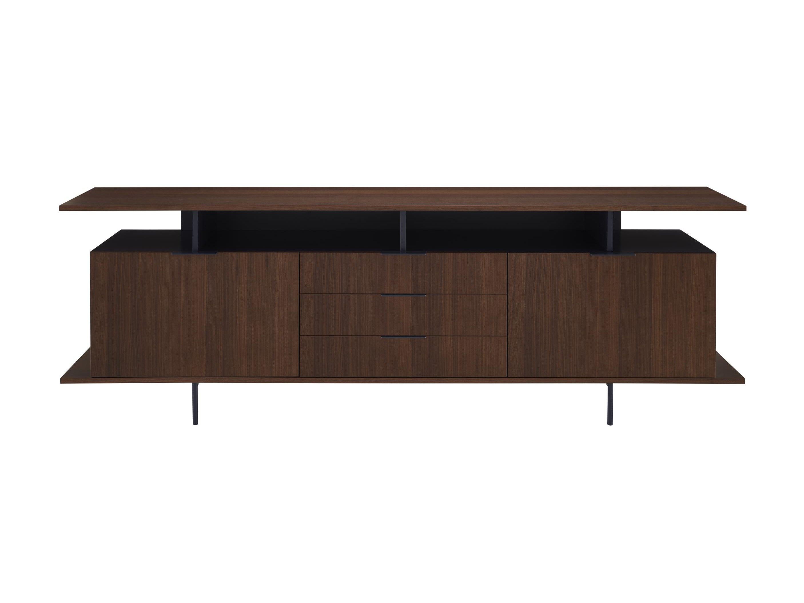 Шкаф из грецкого ореха с откидными дверцами Ligne Roset Alando ARCH-00044910 - Вид №1