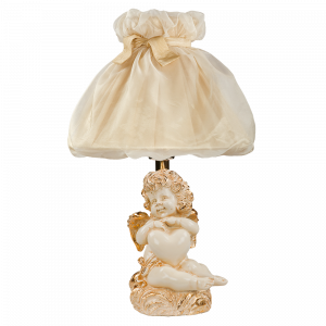 32090,34001 Настольная лампа Сердце Купидона Айвори Мадлен Жемчуг BOGACHO