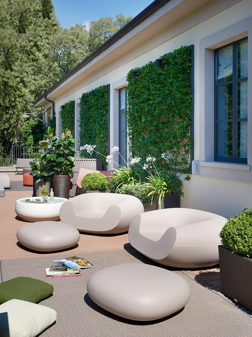 SLIDE Кресло полиэтиленовое с подлокотниками Chubby sun-id-1427827 - Вид №7